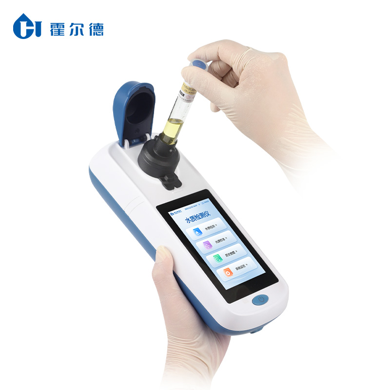 市政污水进出水氨氮管控：霍尔德电子手持氨氮检测仪应用
